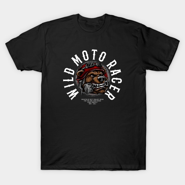 Wild moto racer T-Shirt by NEFT PROJECT